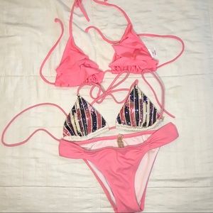 Victoria Secret Bathing Suit Bundle Bikini S/M